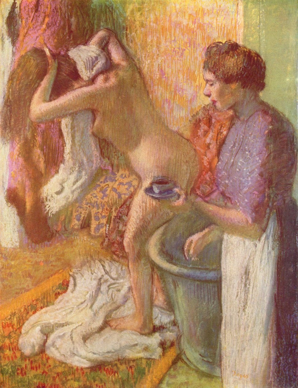 Nach dem Bade tekijältä Edgar Degas