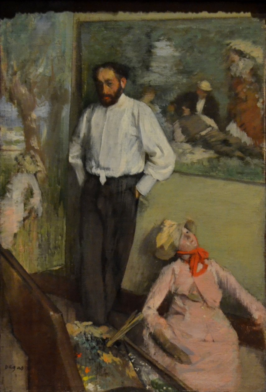 Muotokuva dHenri-Michel Lévy tekijältä Edgar Degas