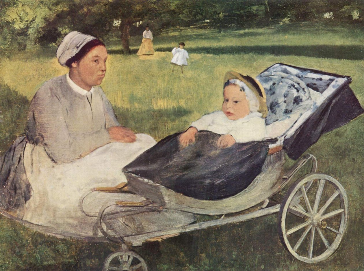Porträt des Henri Valpinçon ja Kind mit Gouvernante tekijältä Edgar Degas