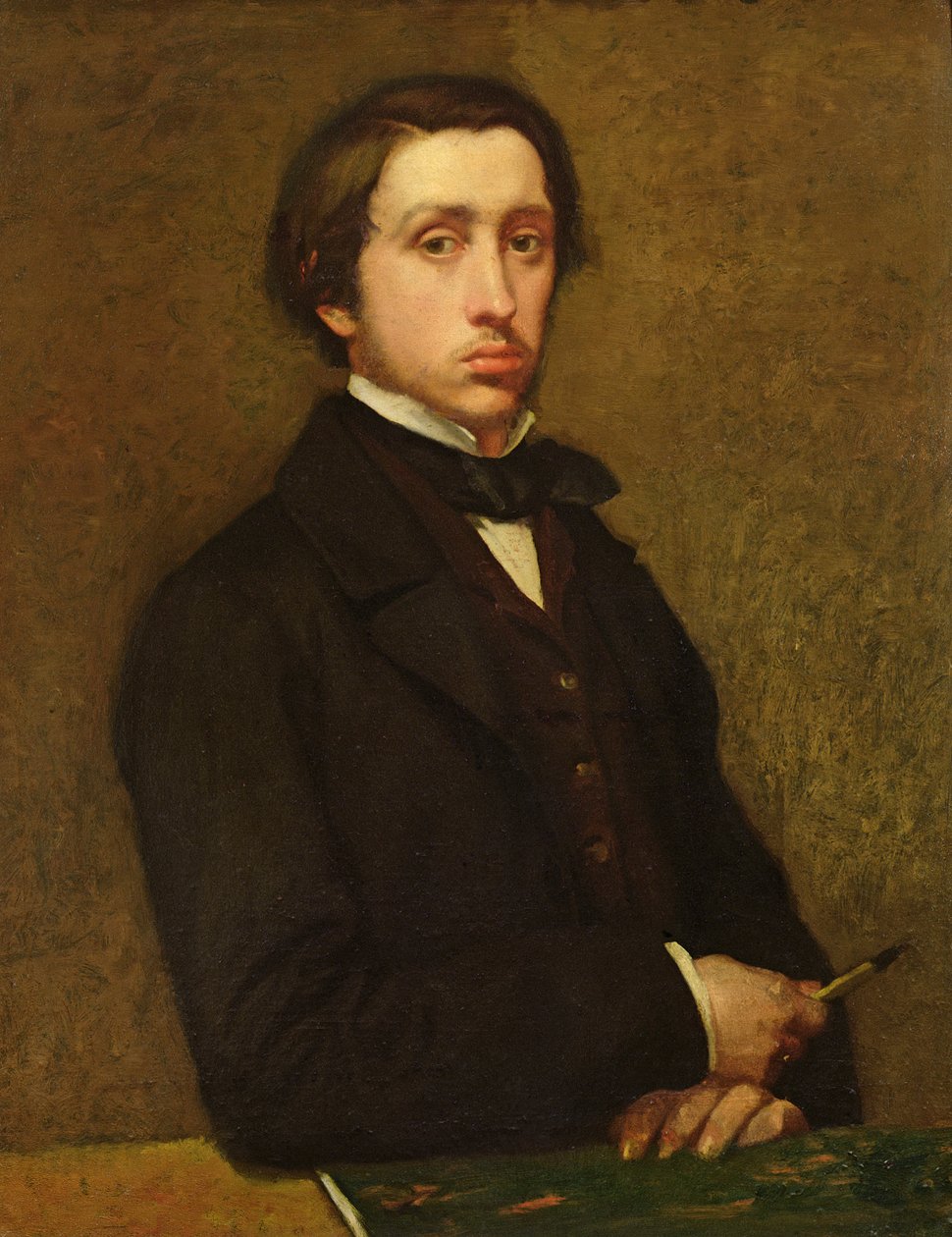 Omakuva, 1855 tekijältä Edgar Degas
