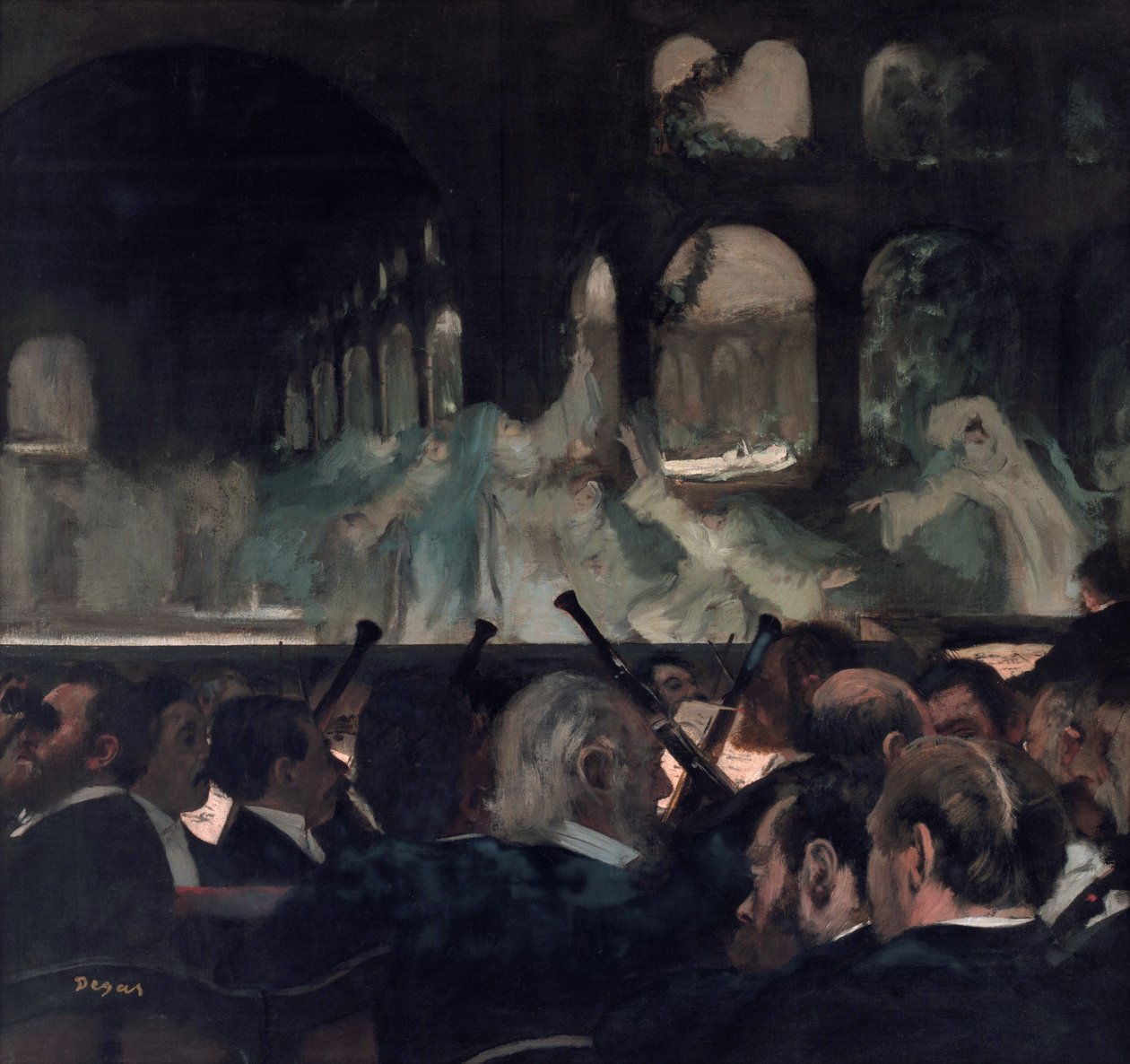 Baletin kohtaus tekijältä Edgar Degas
