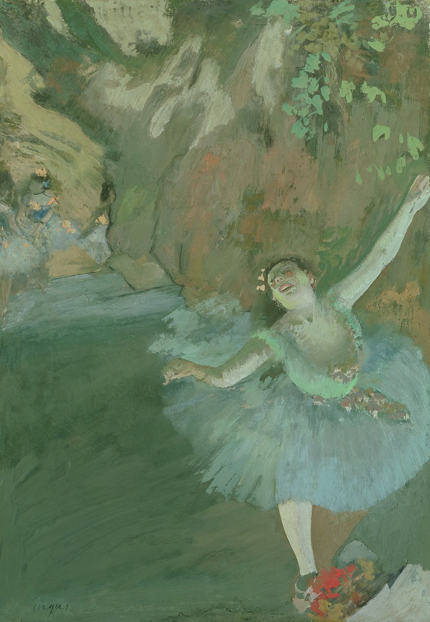 Tähtien jousi, noin 1880 tekijältä Edgar Degas