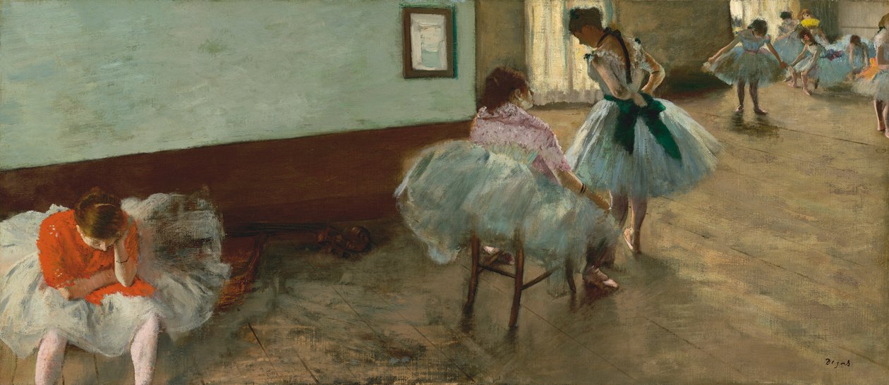 Tanssin oppitunti tekijältä Edgar Degas