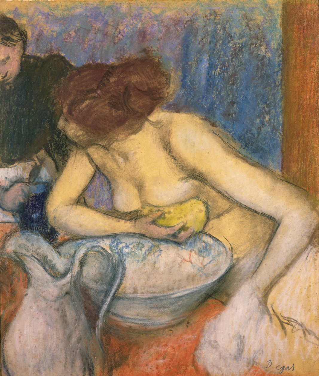 WC, 1897 (pastelli) tekijältä Edgar Degas