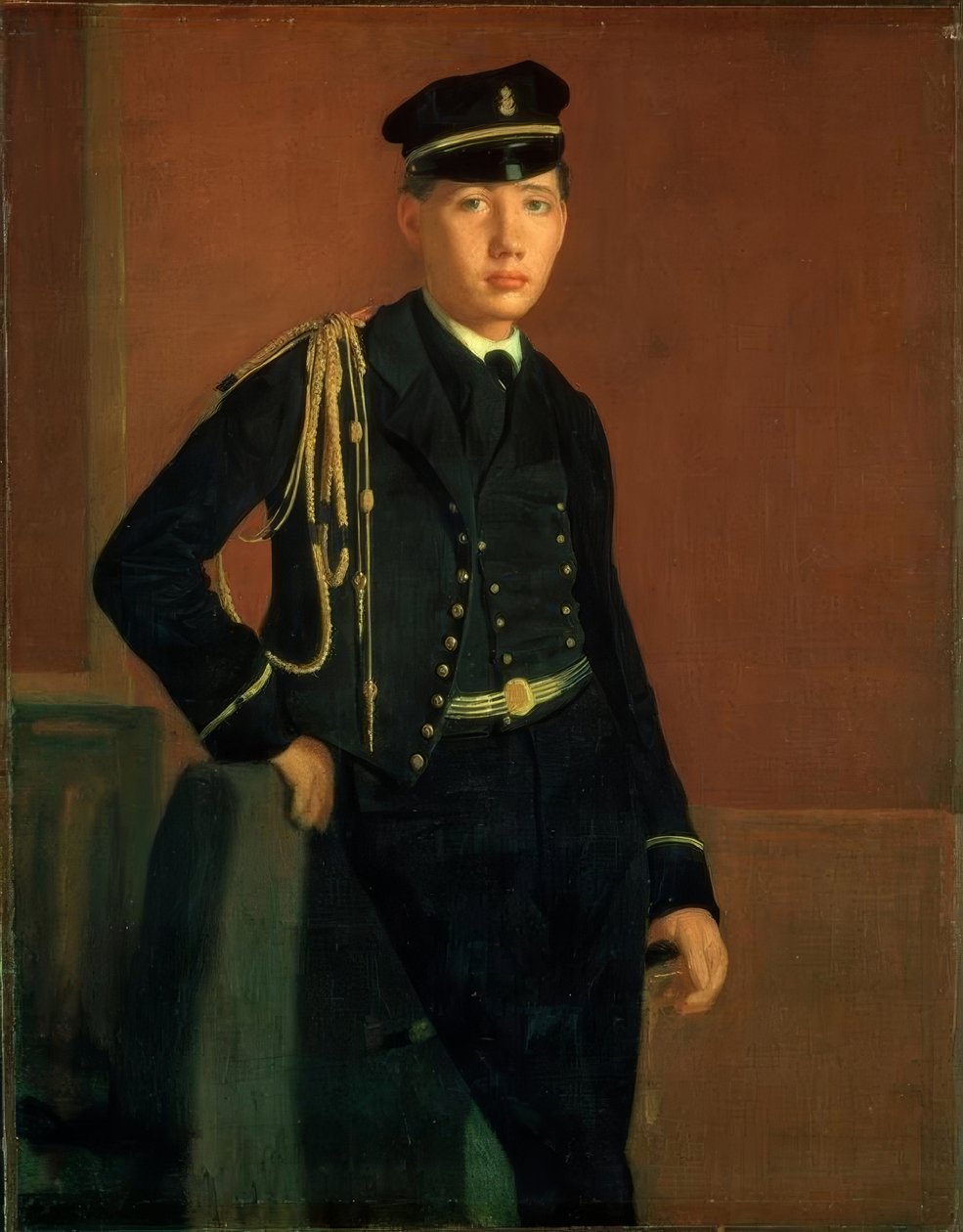 Achille de Gas ja upseeri de Midshipman tekijältä Edgar Degas