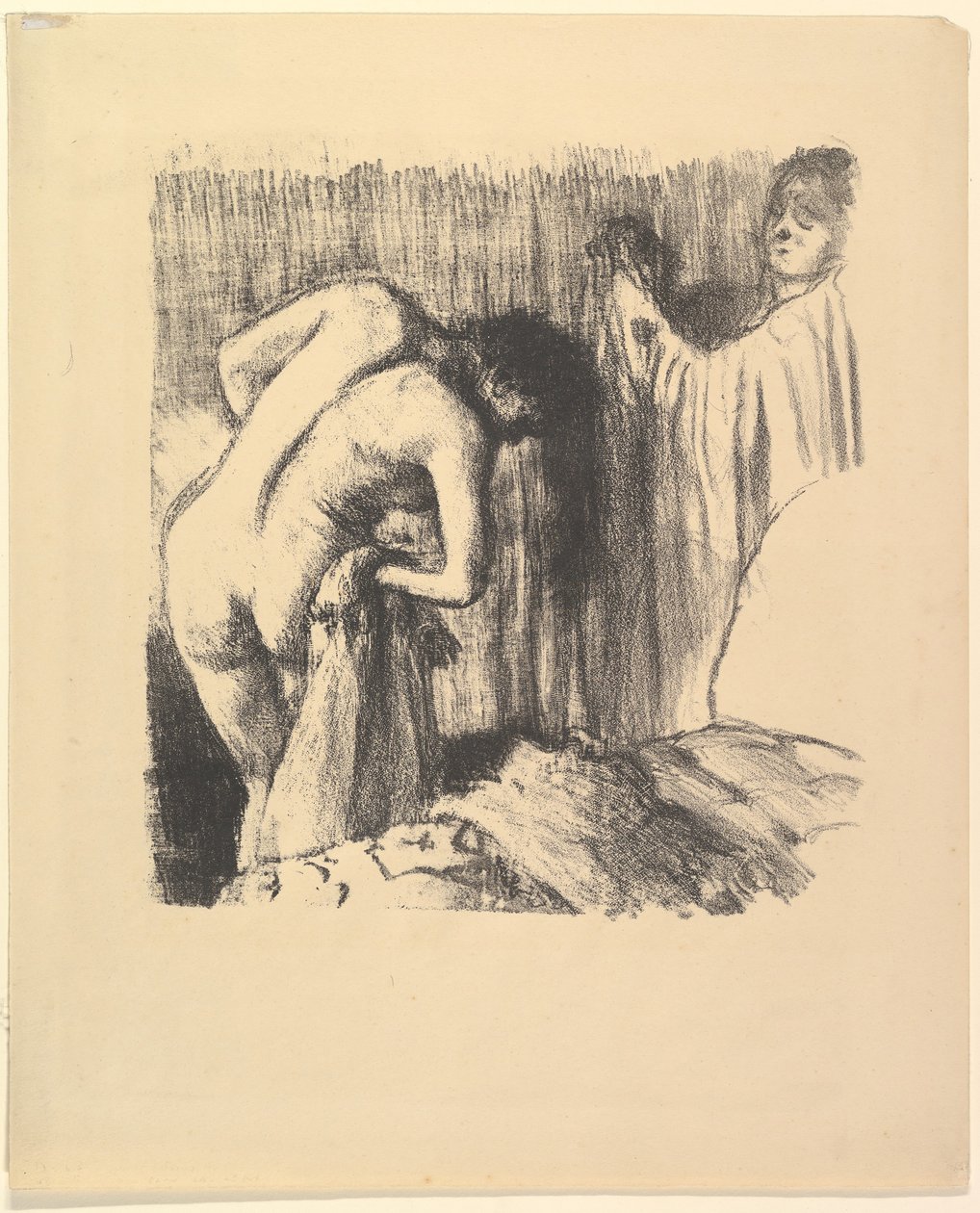 Kylpy III:n jälkeen, 1891-92. tekijältä Edgar Degas