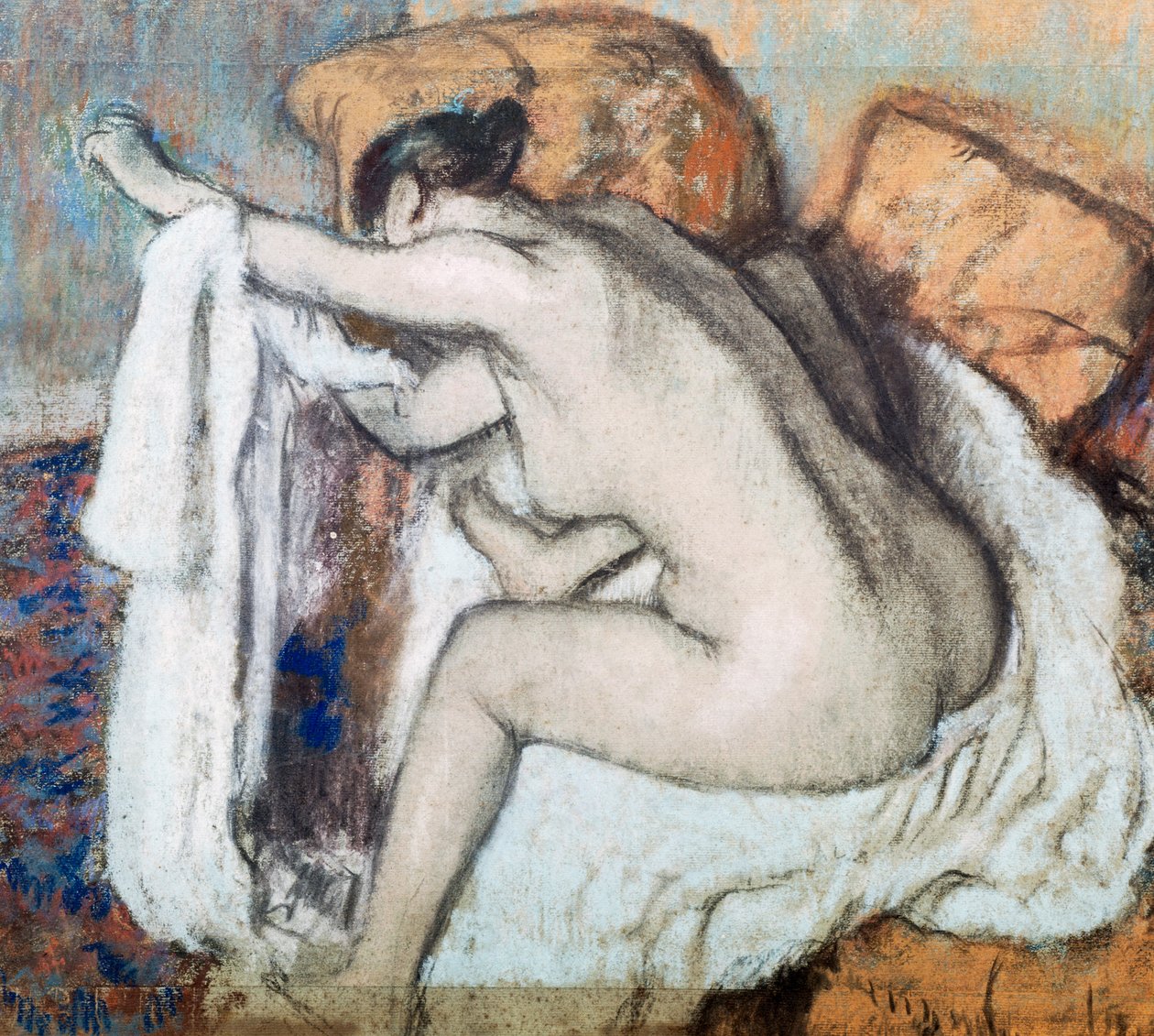 Kylvyn jälkeen tekijältä Edgar Degas
