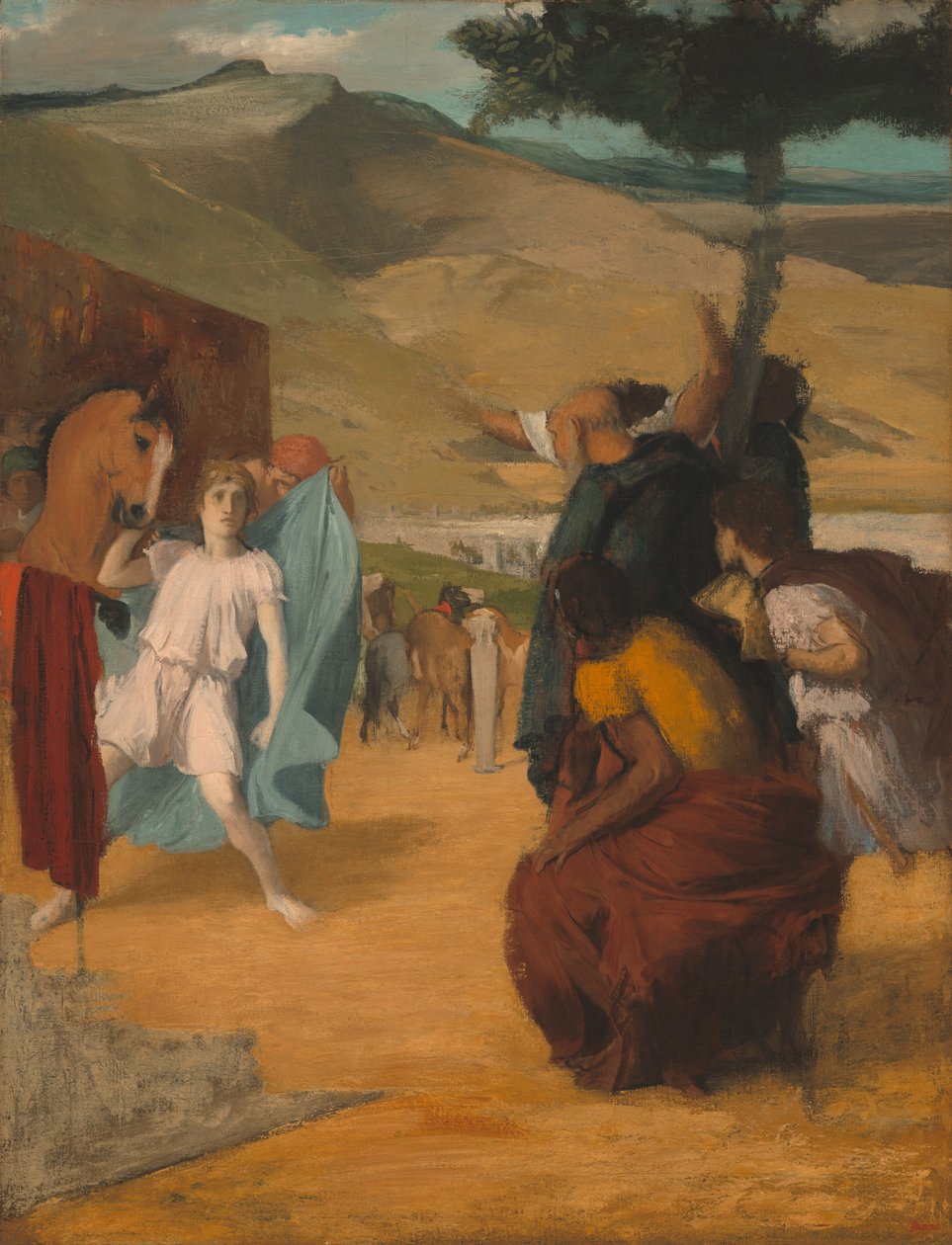 Aleksanteri ja Bukefalos tekijältä Edgar Degas