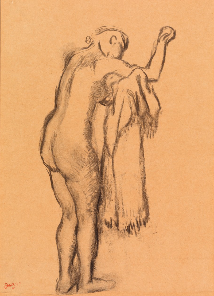 Kylpylä kuivaa itsensä tekijältä Edgar Degas