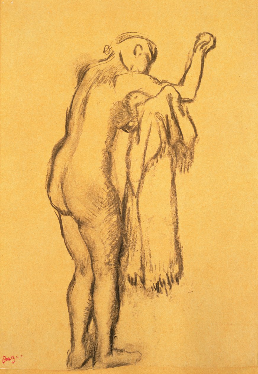 Kylpylä kuivaa itsensä tekijältä Edgar Degas