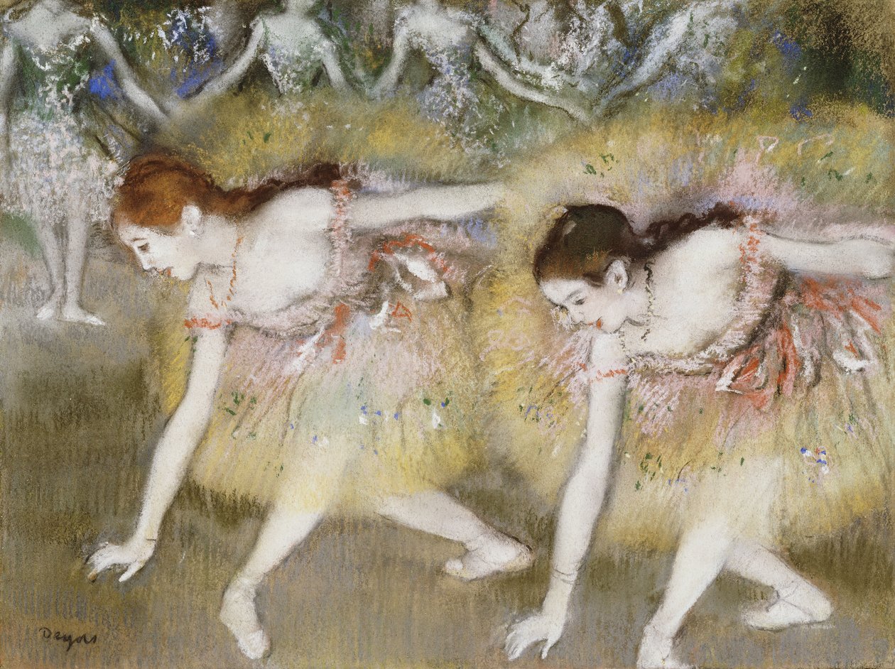 Tanssijat kumartuivat tekijältä Edgar Degas