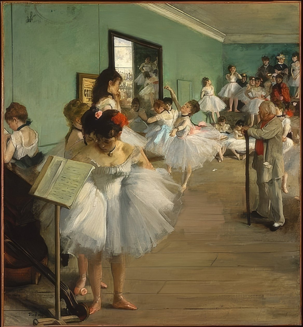 Tanssitunti. 1874 tekijältä Edgar Degas
