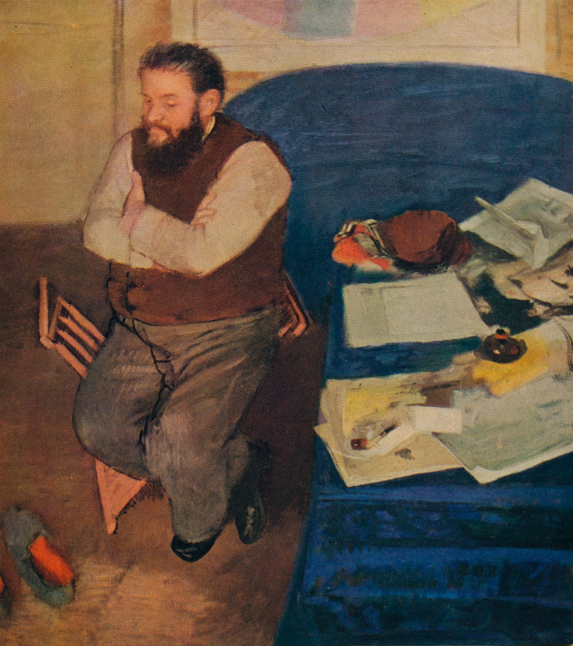 Diego Martelli, 1879 tekijältä Edgar Degas