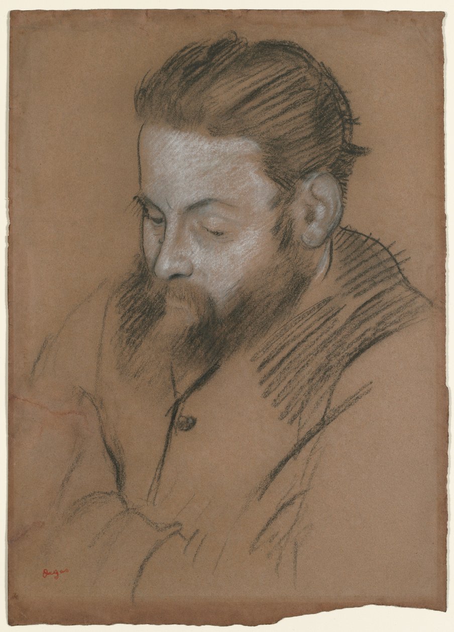 Diego Martelli, 1879. tekijältä Edgar Degas