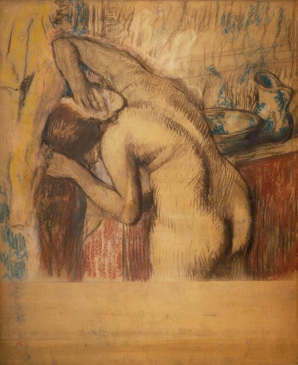 Femme ja wc tekijältä Edgar Degas