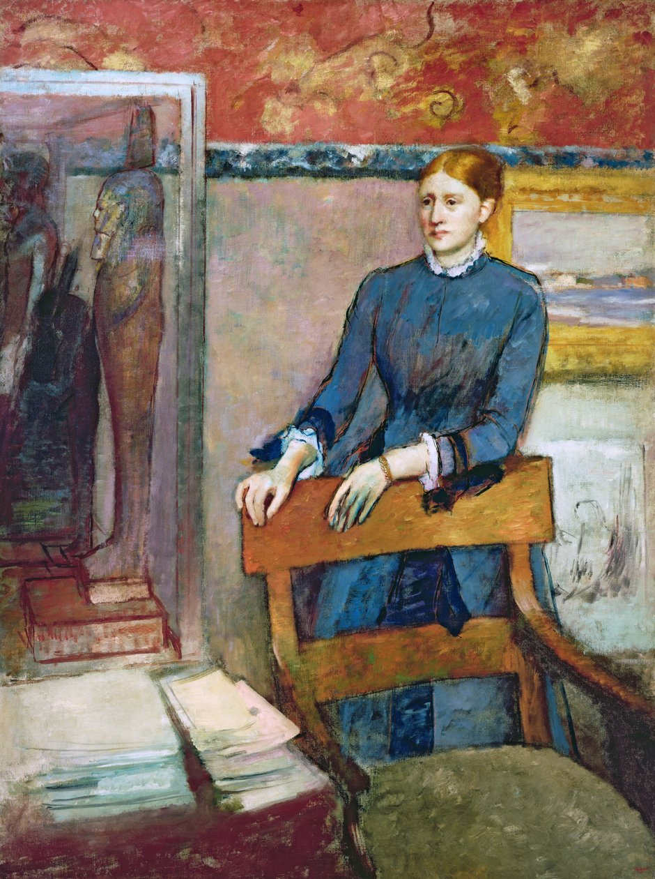 Helene Rouart isätutkimuksessaan, n. 1886 tekijältä Edgar Degas