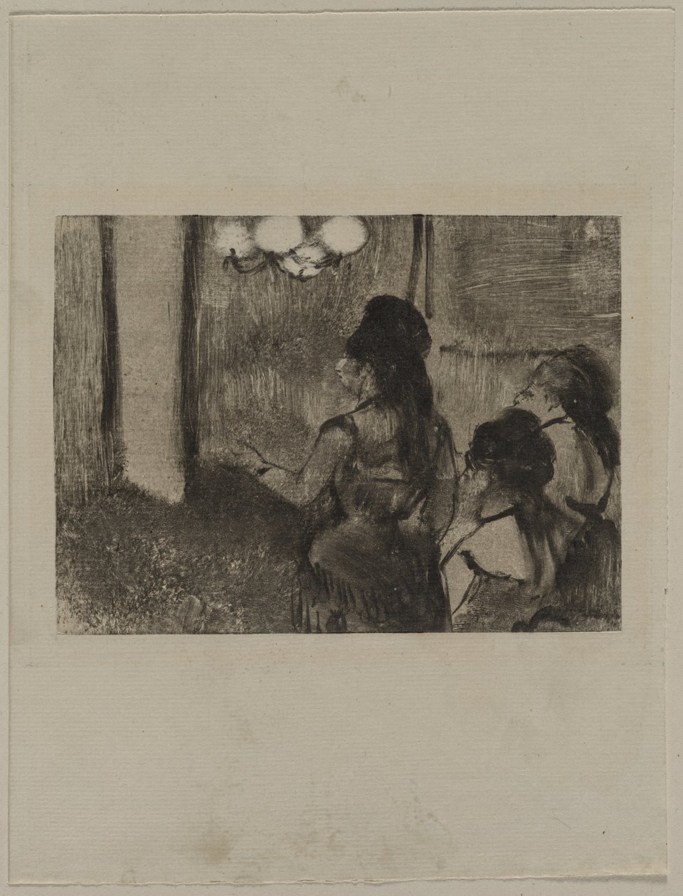 Salonissa n. 1880-luku. tekijältä Edgar Degas