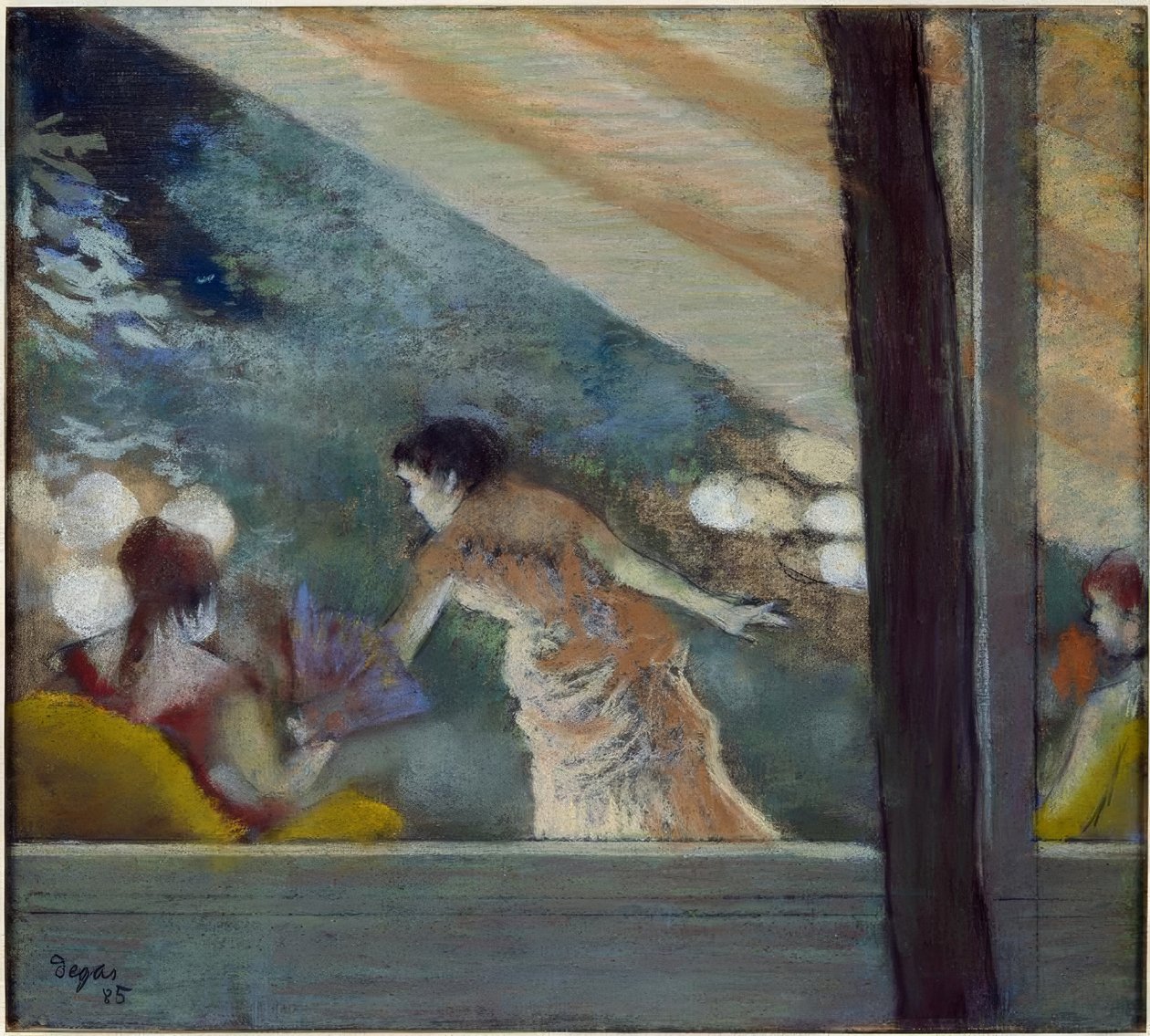 Kahvilakonsertti suurlähettiläille tekijältä Edgar Degas