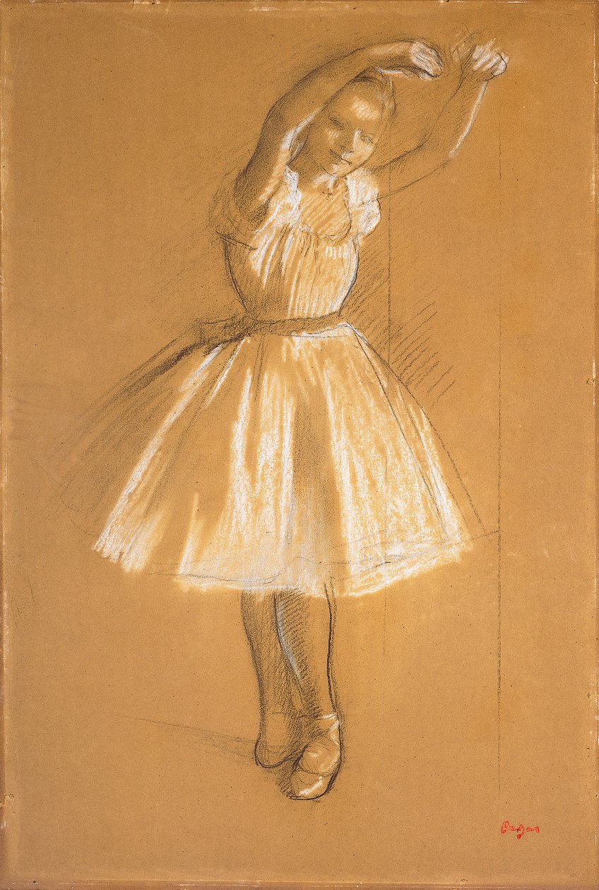 Pikku tanssija, 1875 tekijältä Edgar Degas