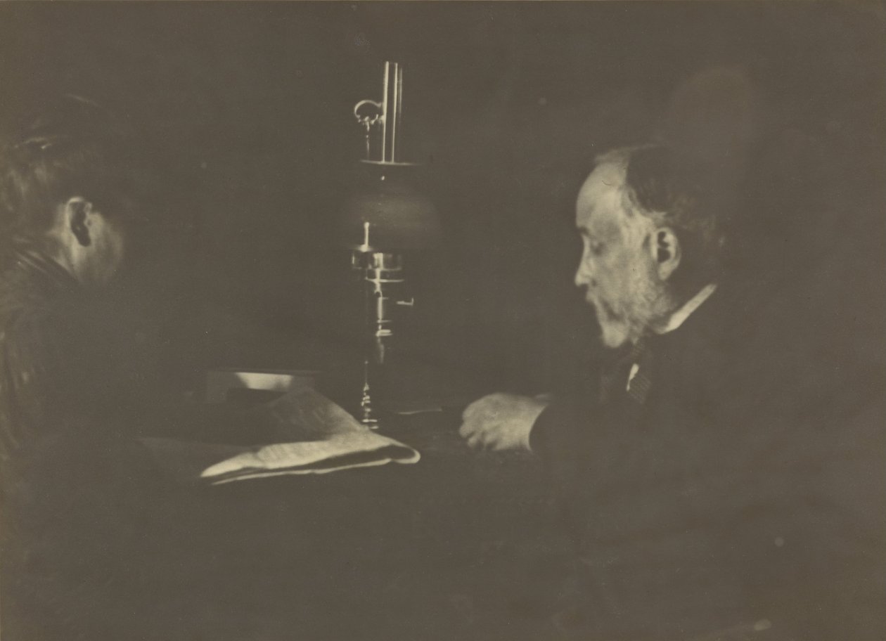 Louise Halévy lukemassa Degasille tekijältä Edgar Degas