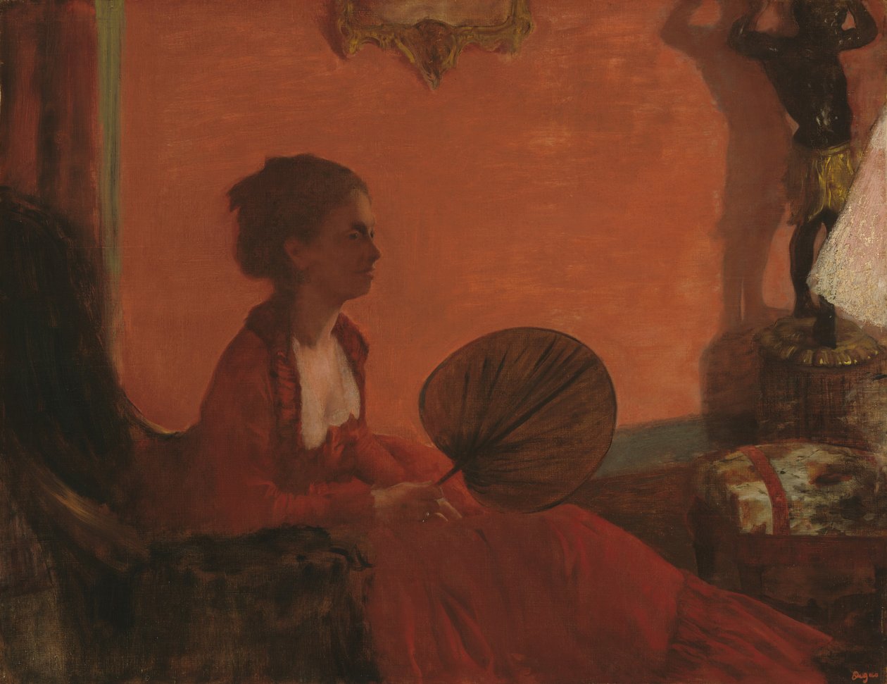 Madame Camus, 18691870. tekijältä Edgar Degas