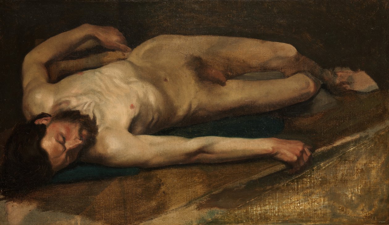 Miesaktio, 1856. tekijältä Edgar Degas