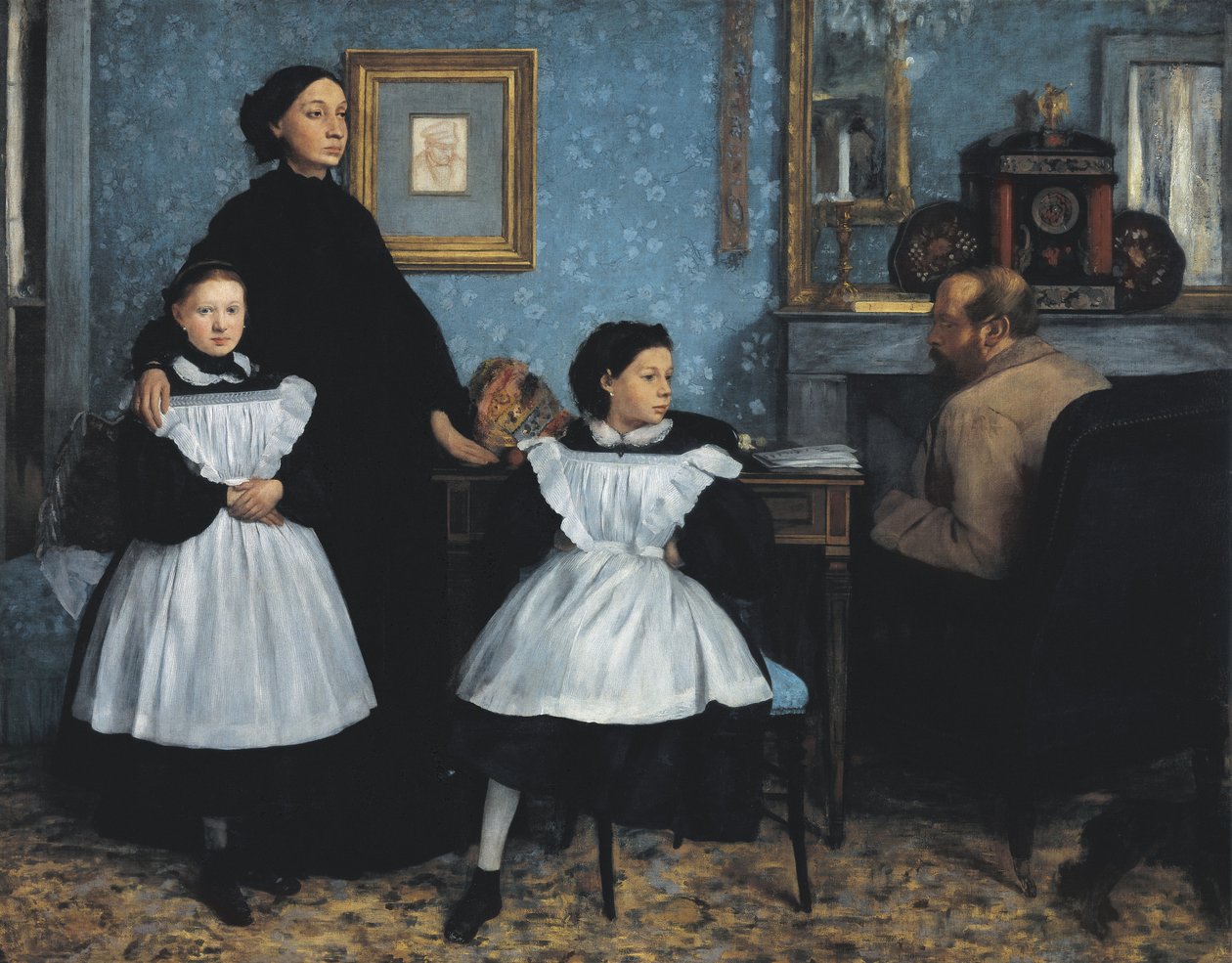 Bellelli-suvun muotokuva tekijältä Edgar Degas