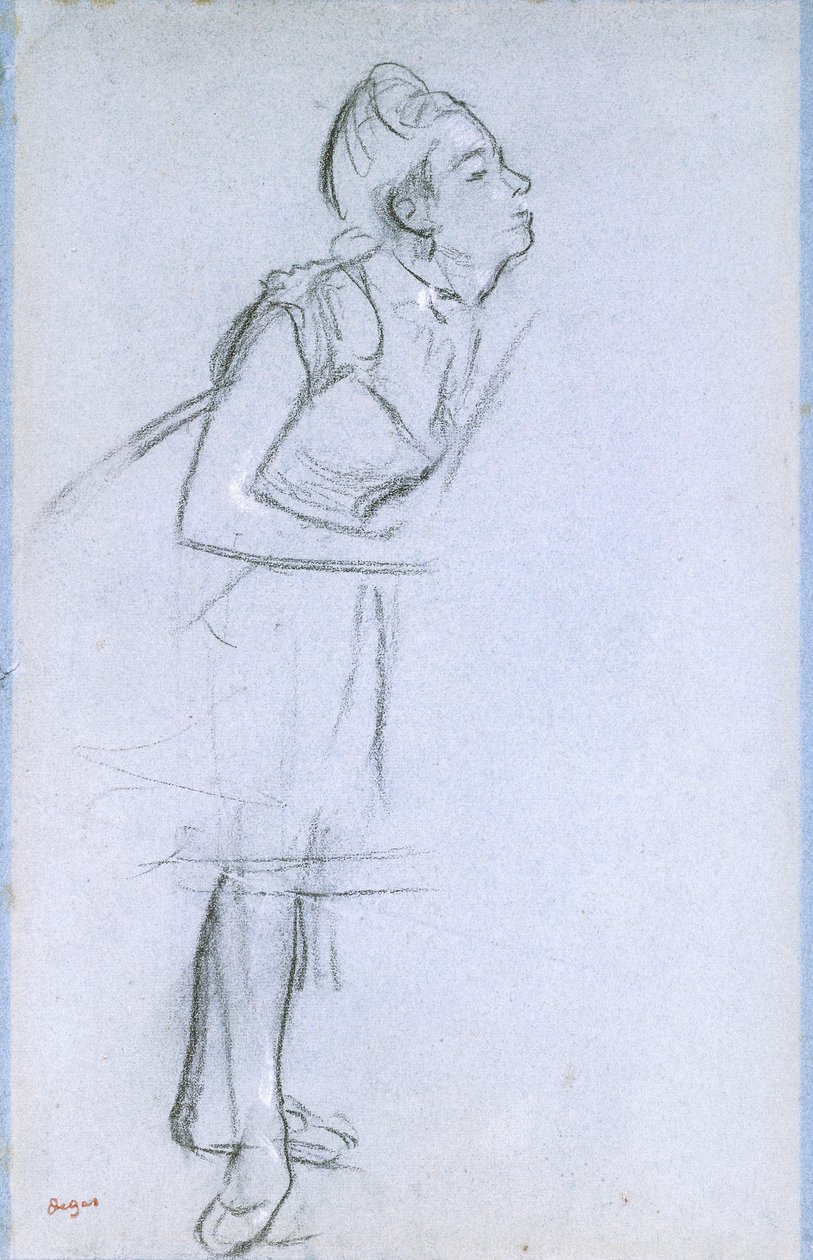 Tanssijan profiili, tekijältä Edgar Degas