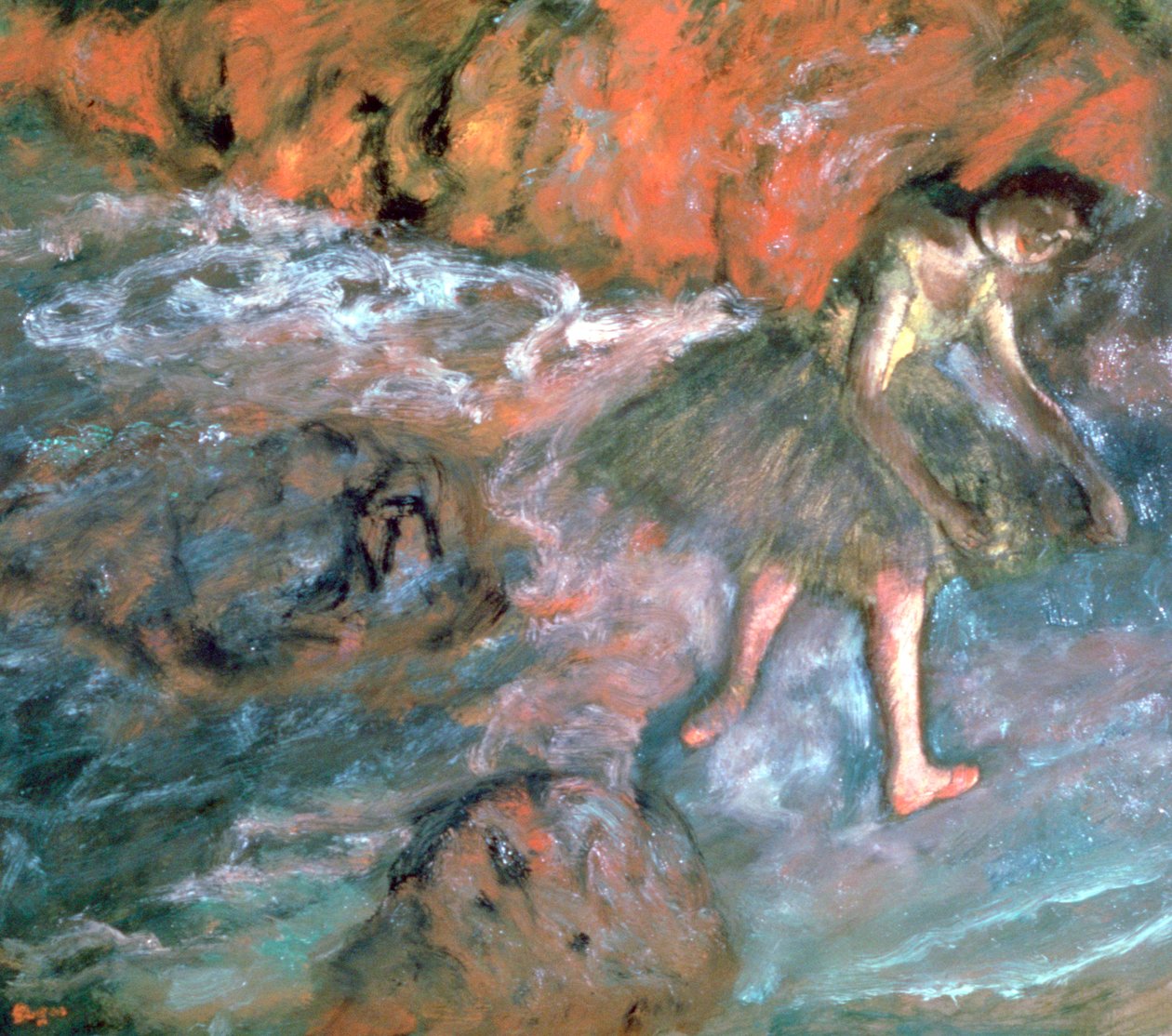 Venäläinen balerina, 1880 tekijältä Edgar Degas