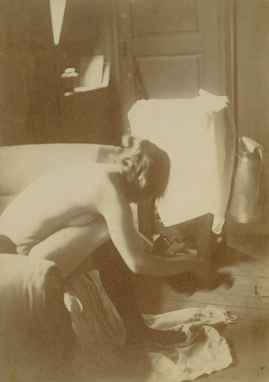 [Istuva alaston] tekijältä Edgar Degas