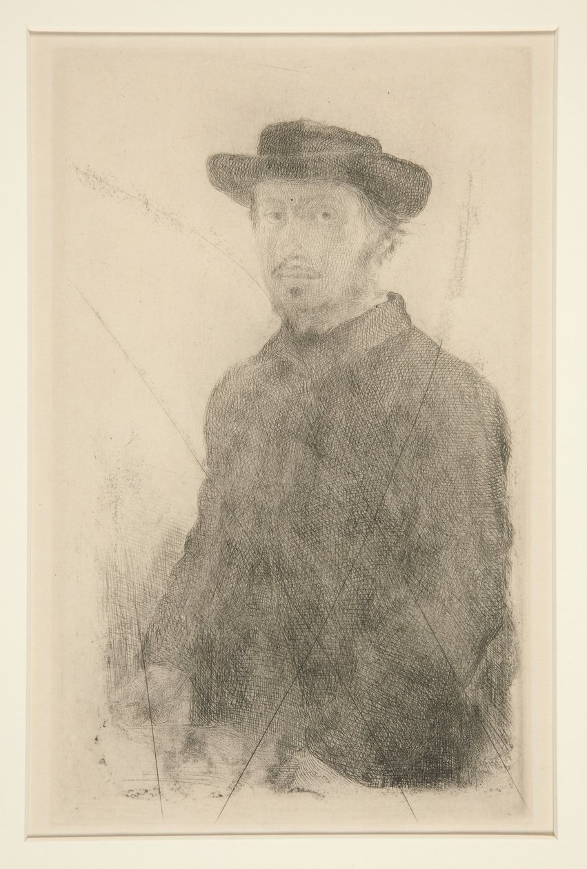 Omakuva, 1857 tekijältä Edgar Degas