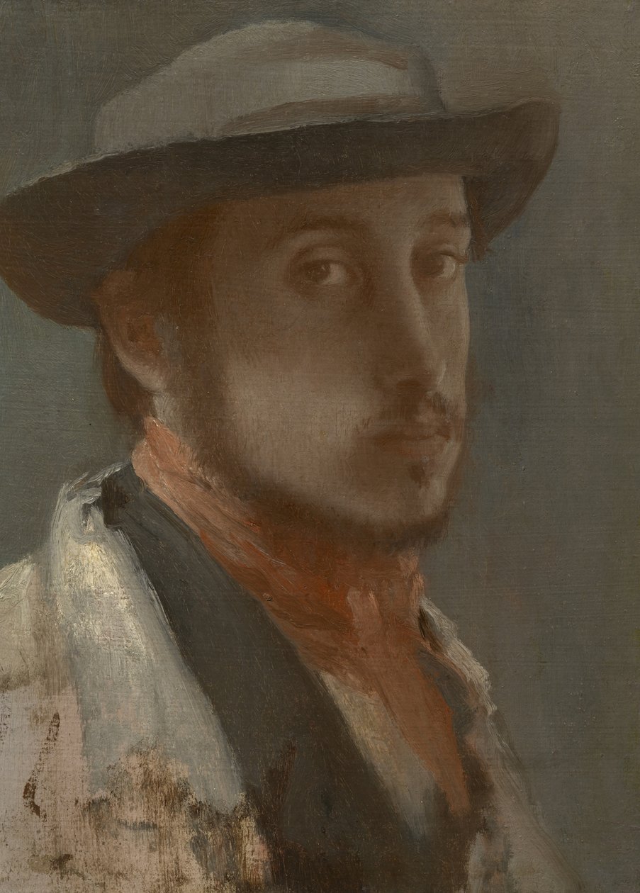 Omakuva, n. 1857–1858 tekijältä Edgar Degas