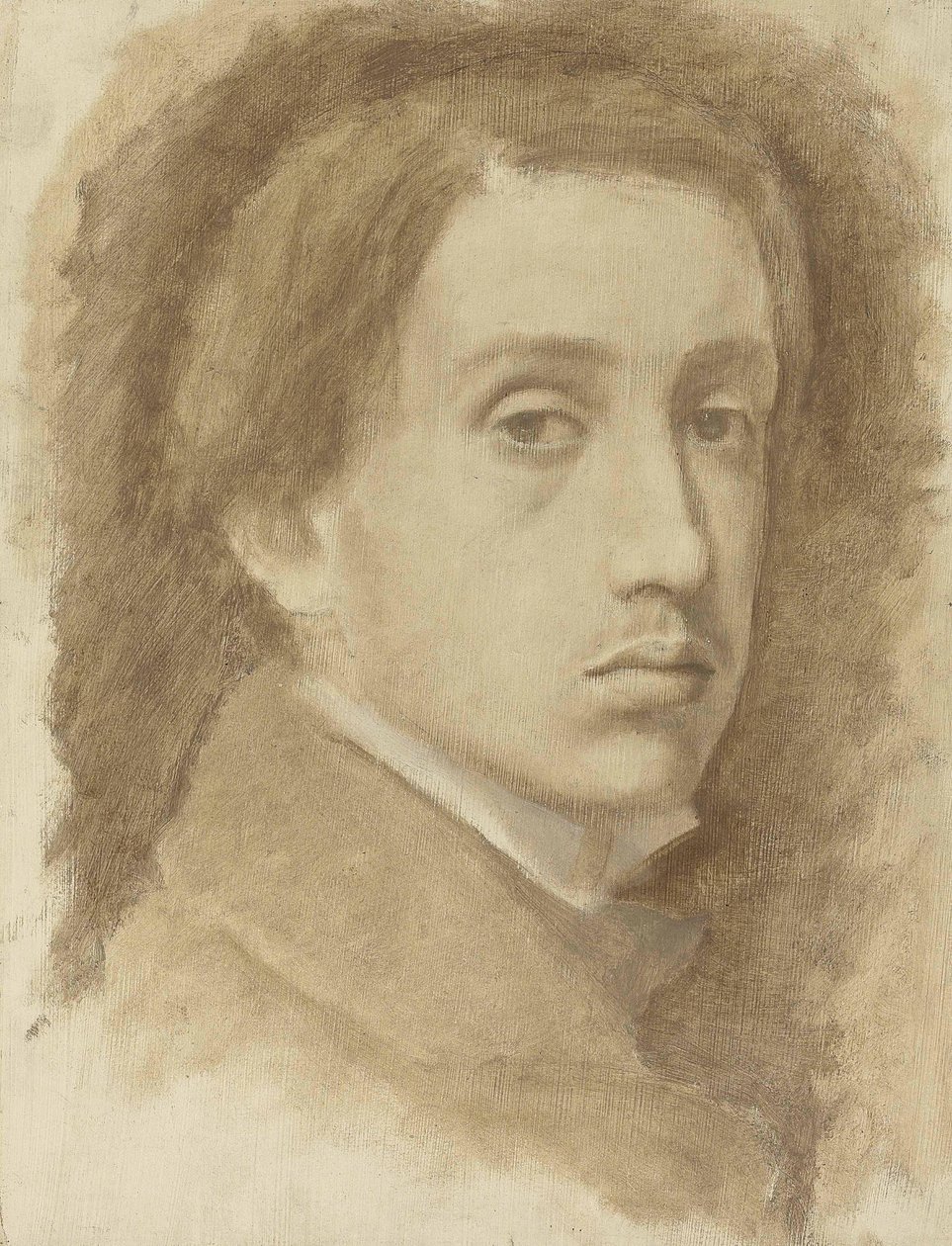 Omakuva, noin 1854. tekijältä Edgar Degas