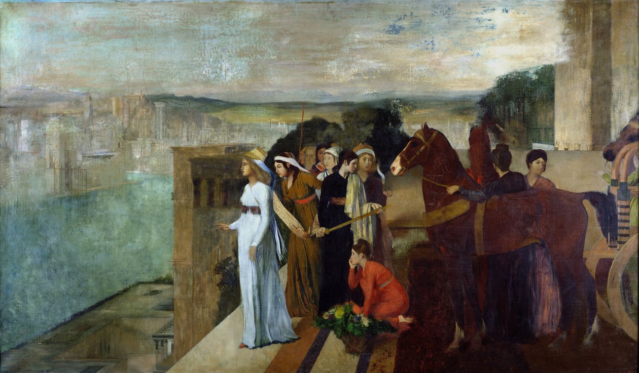 Semiramis Building Babylon, 1861 tekijältä Edgar Degas