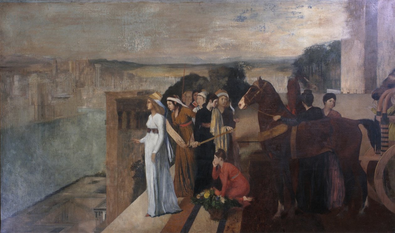 Semiramis Building Babylon, 1861 tekijältä Edgar Degas