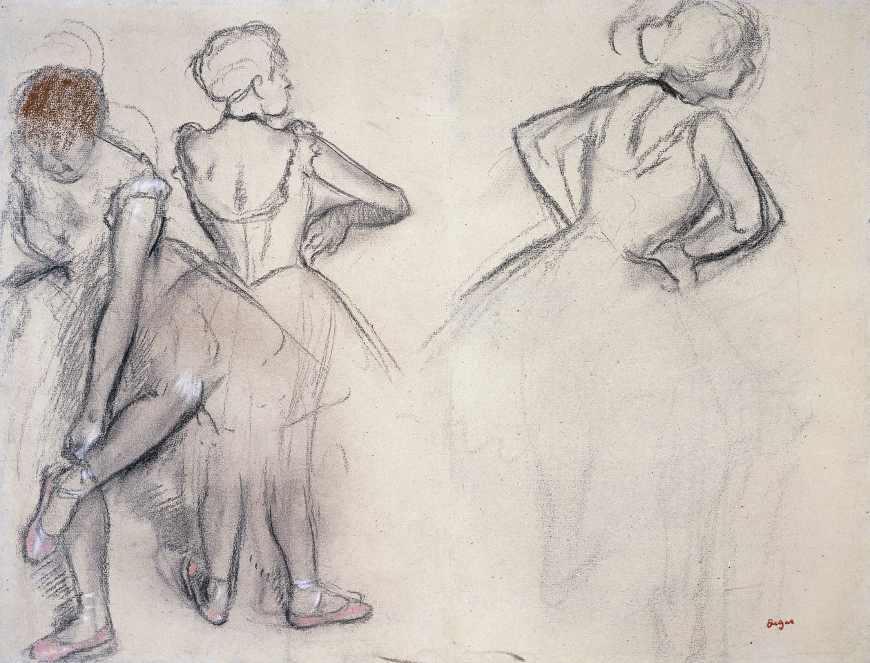 Tanssijoiden tutkimus; Tanssijoiden tutkimus, tekijältä Edgar Degas