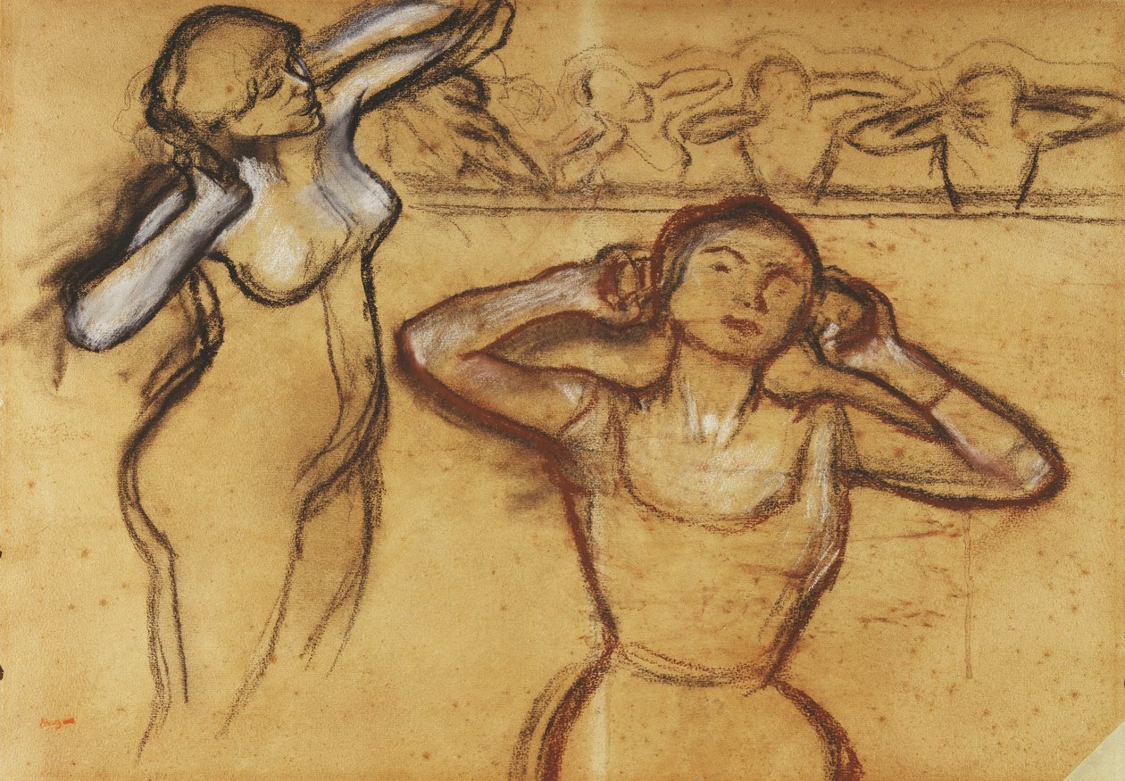 Tanssijan opiskelu; Tanssijan opiskelu, tekijältä Edgar Degas