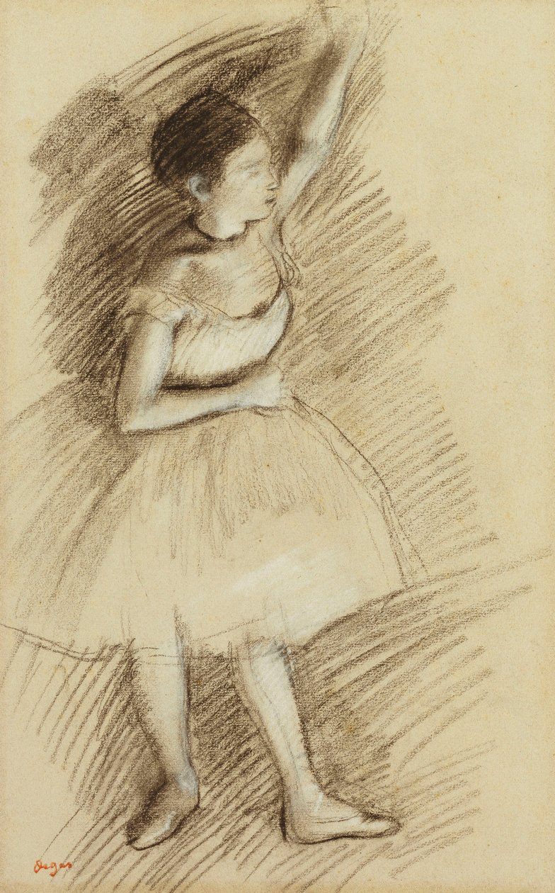 Tanssijan opiskelu; Tanssijan opiskelu tekijältä Edgar Degas