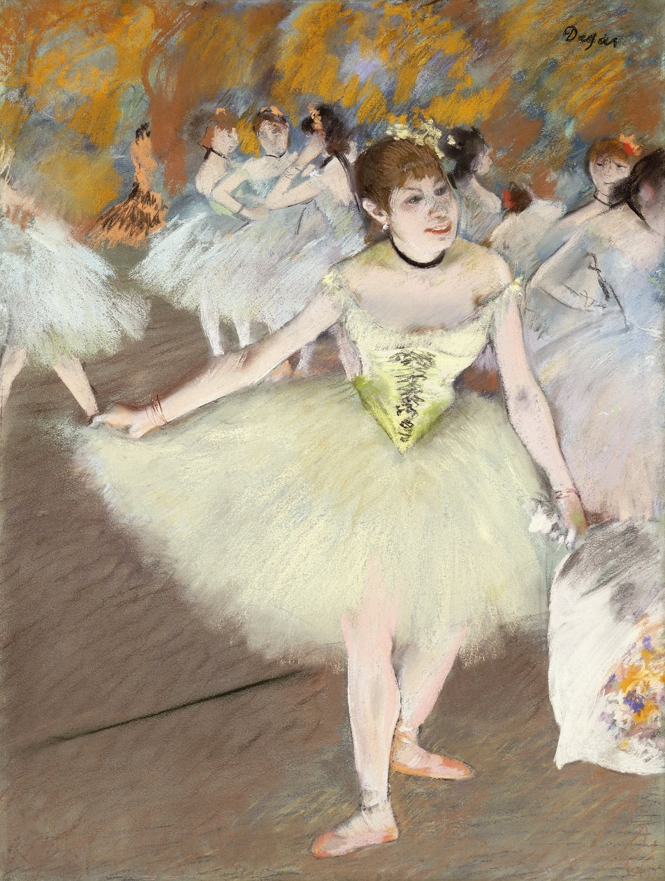 Lavalla, 1879-1881 tekijältä Edgar Degas