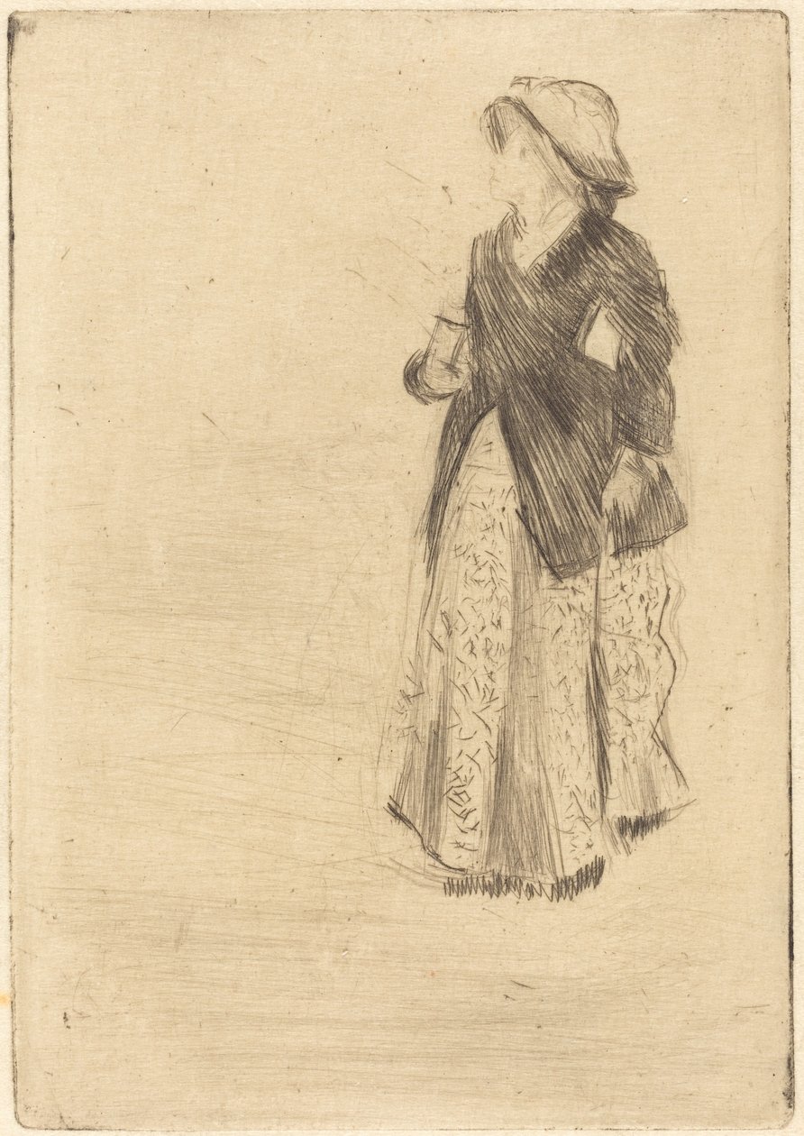 Näyttelijä Ellen Andrée, 1879. tekijältä Edgar Degas
