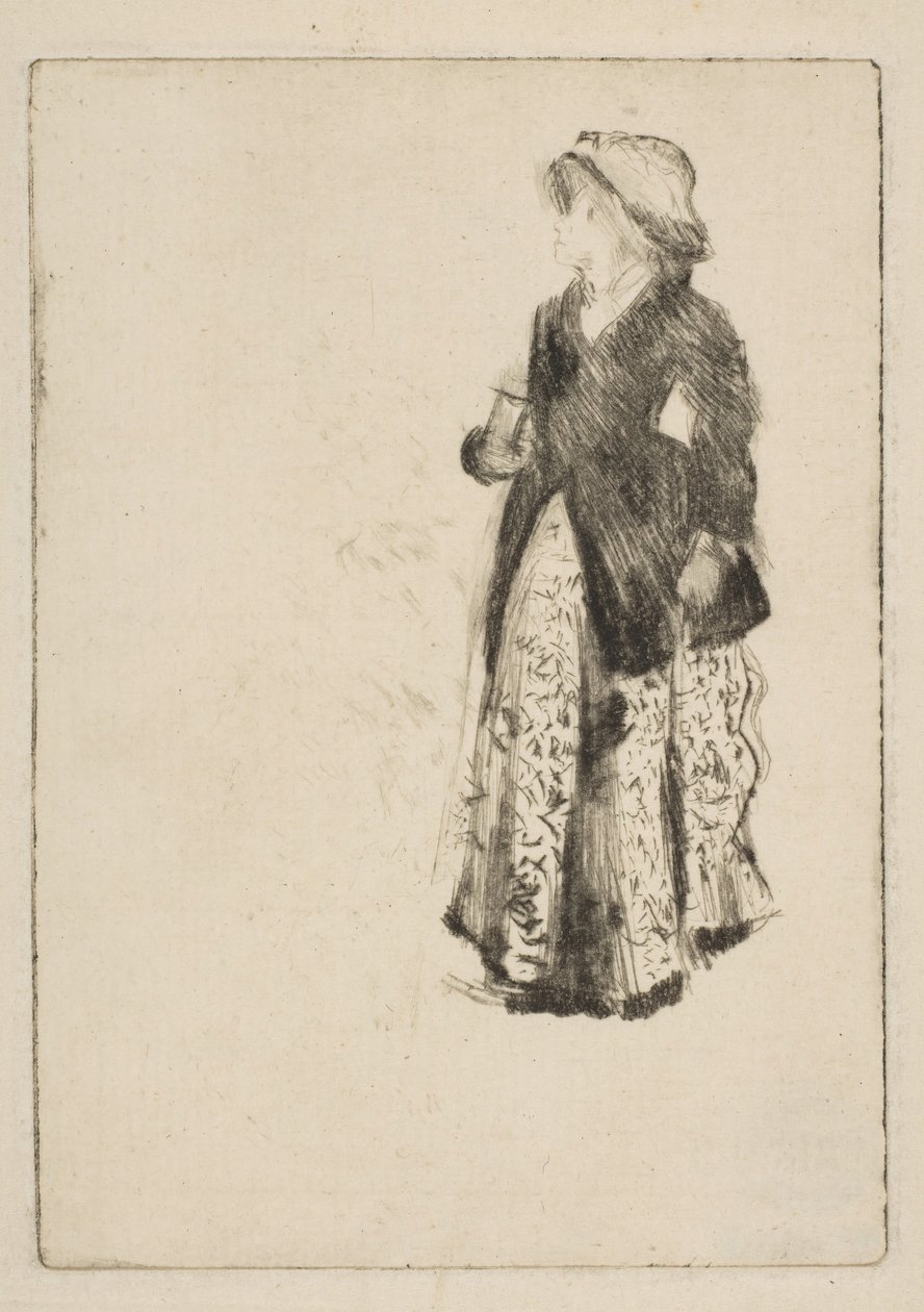 Näyttelijä Ellen Andrée, 1879. tekijältä Edgar Degas
