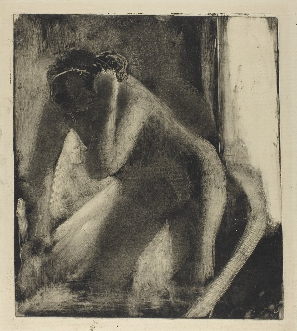 The Bath, noin 1882 tekijältä Edgar Degas