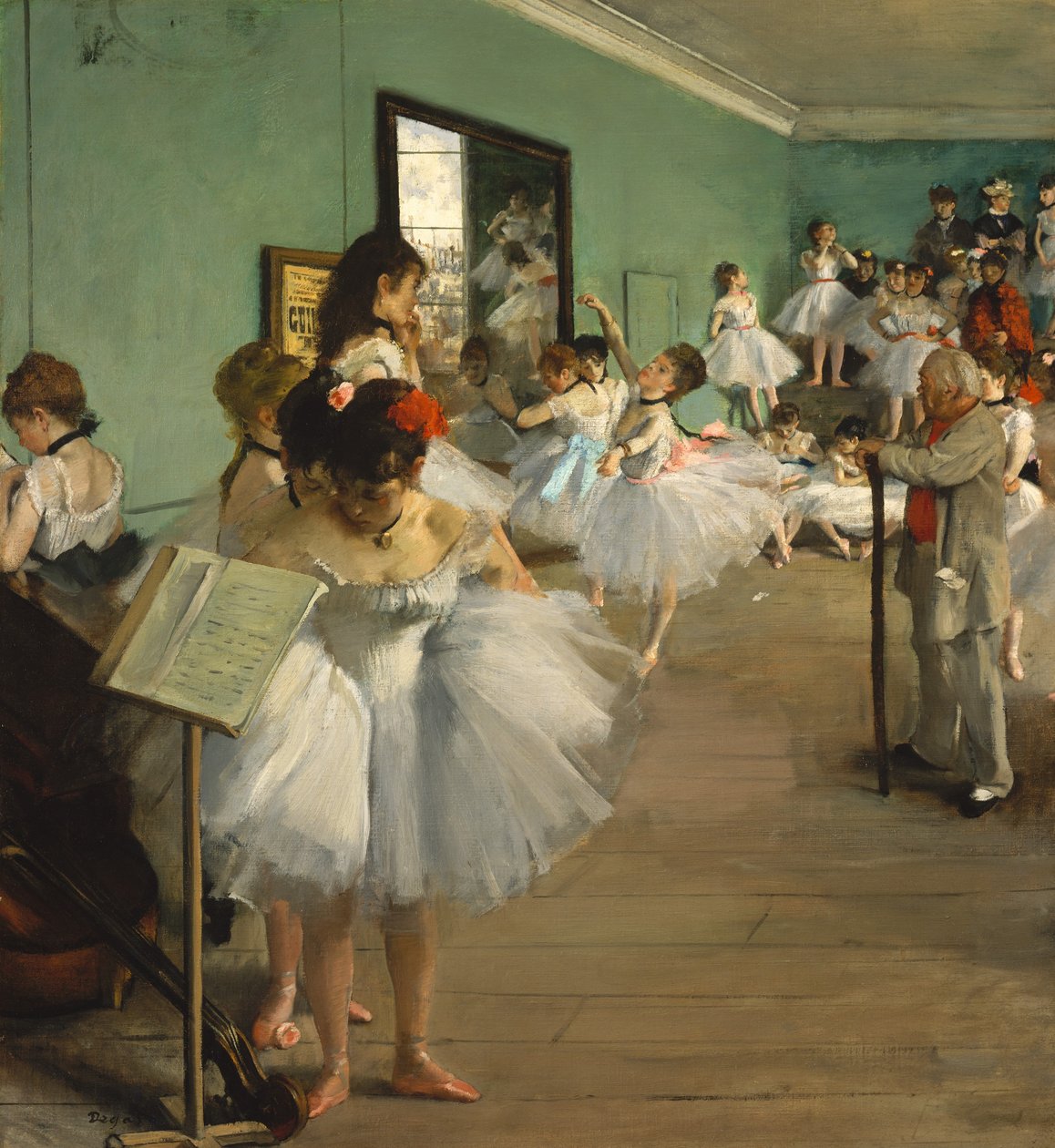 Tanssiluokka, 1874. tekijältä Edgar Degas
