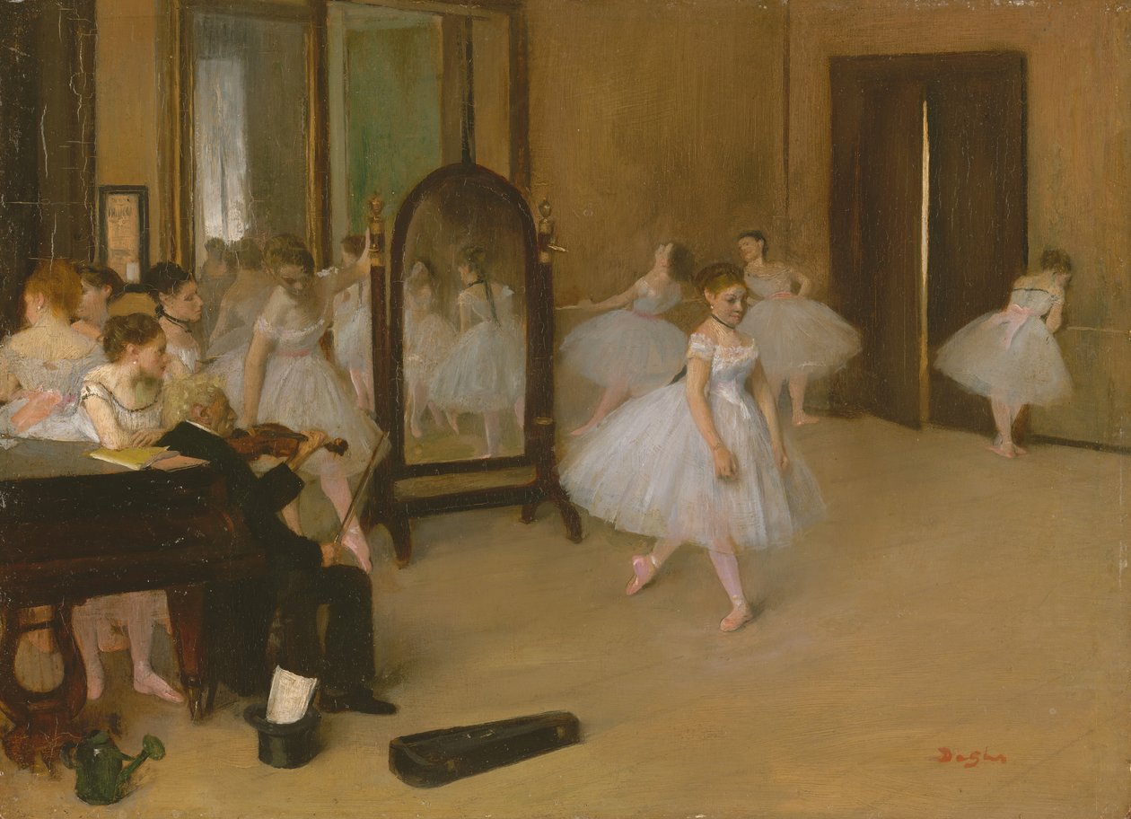 Tanssiluokka, n. 1870. tekijältä Edgar Degas