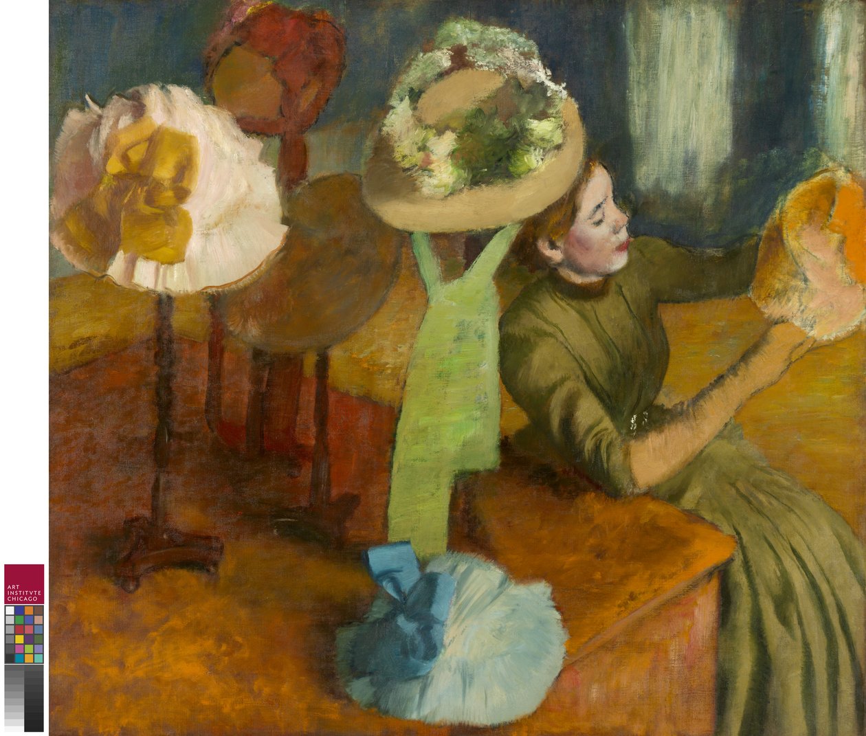 The Millinery Shop, 1879-86 tekijältä Edgar Degas