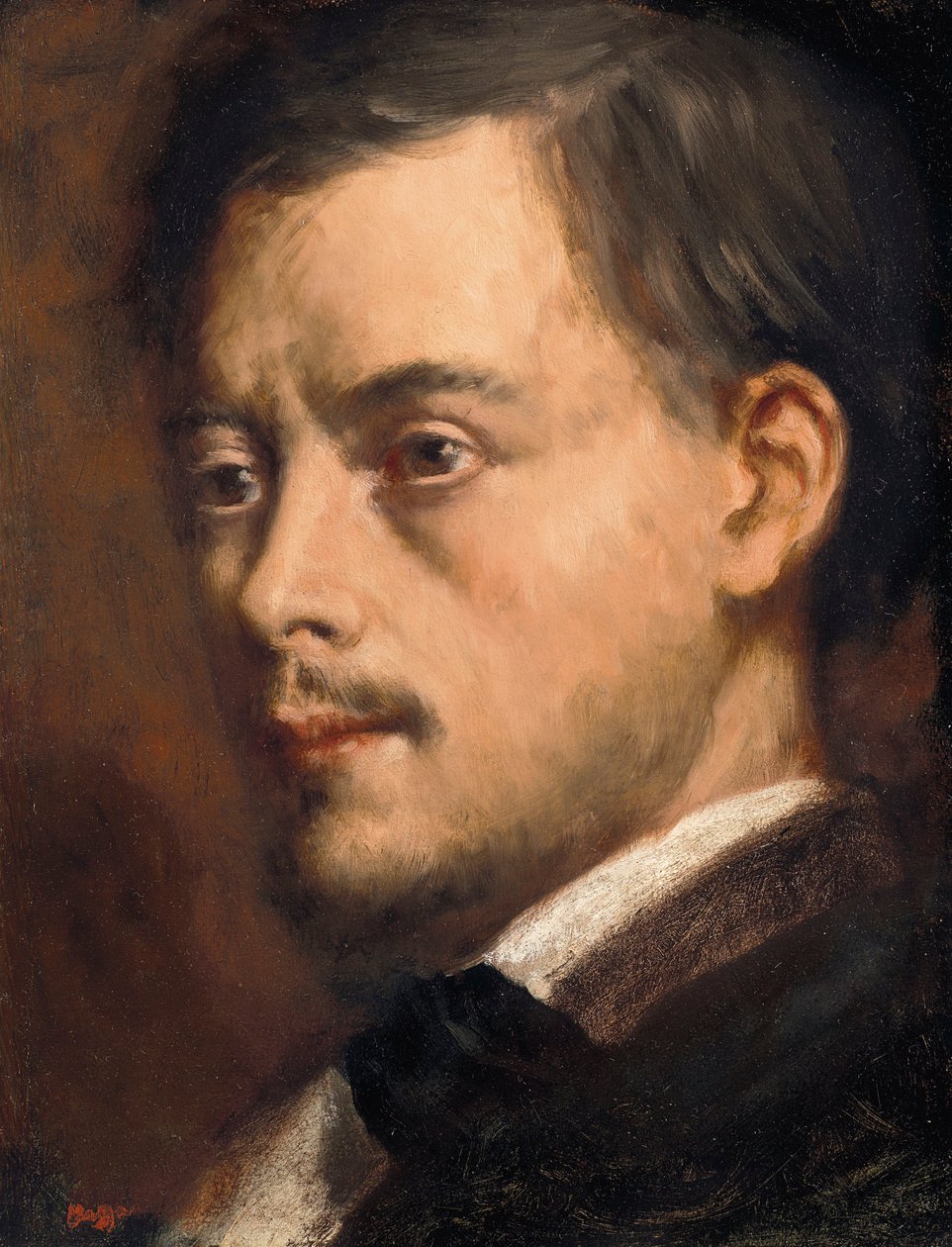 Miehen pää tekijältä Edgar Degas