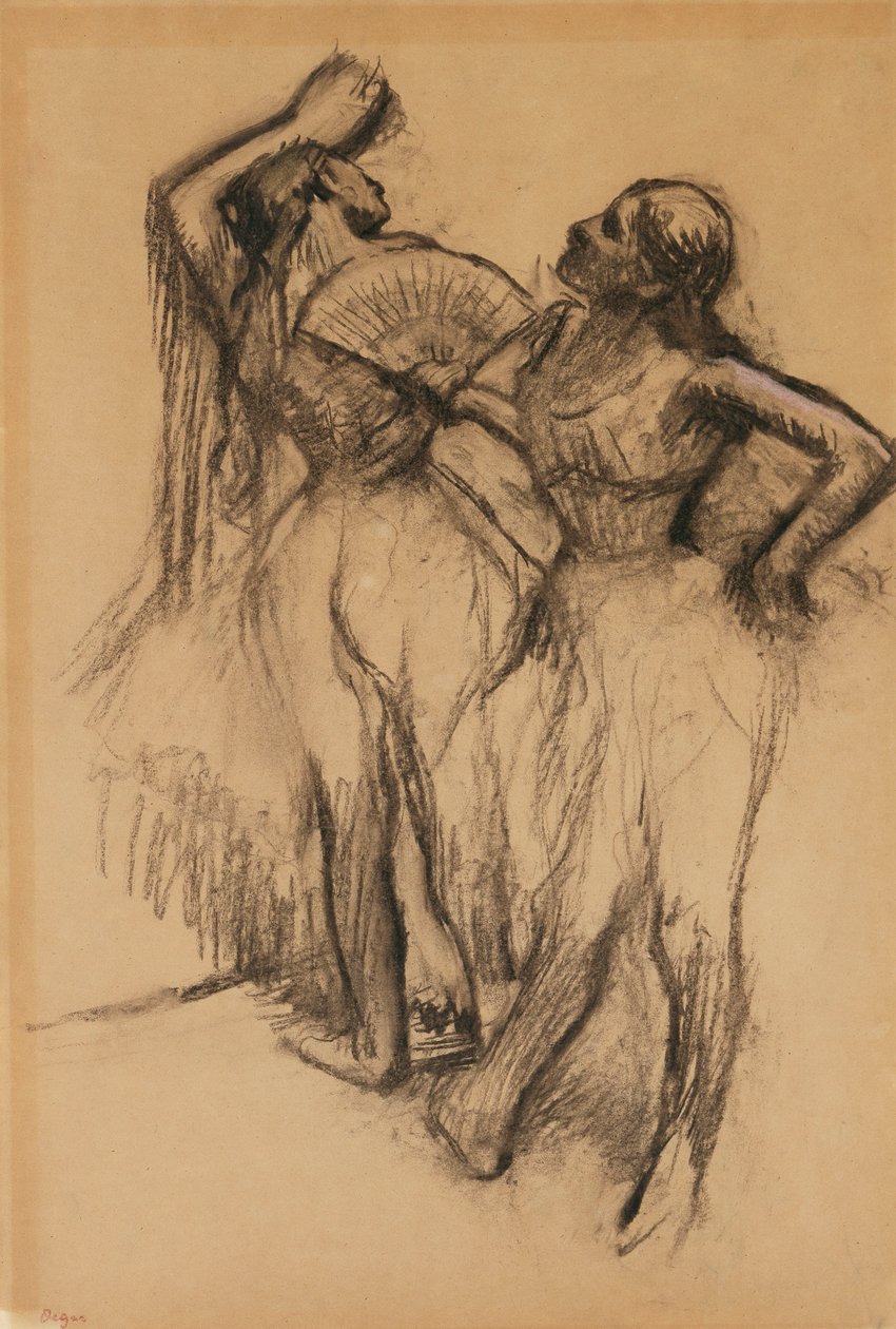 Kaksi tanssijaa, 1888 tekijältä Edgar Degas