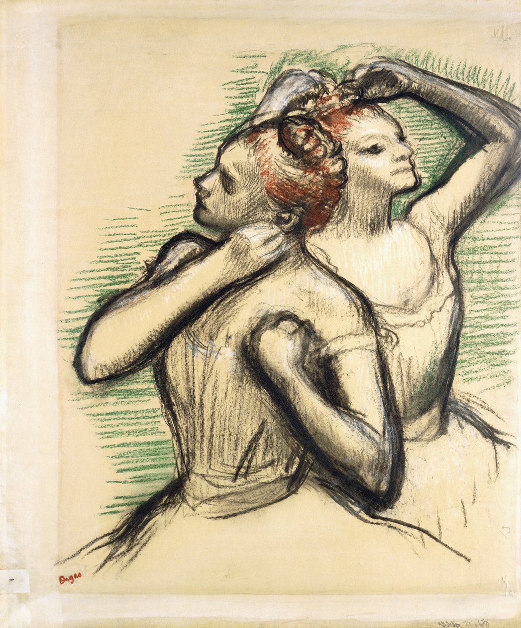 Kaksi tanssijaa, n. 1897 tekijältä Edgar Degas