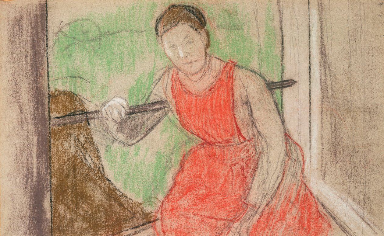 Nainen ikkunassa, tekijältä Edgar Degas