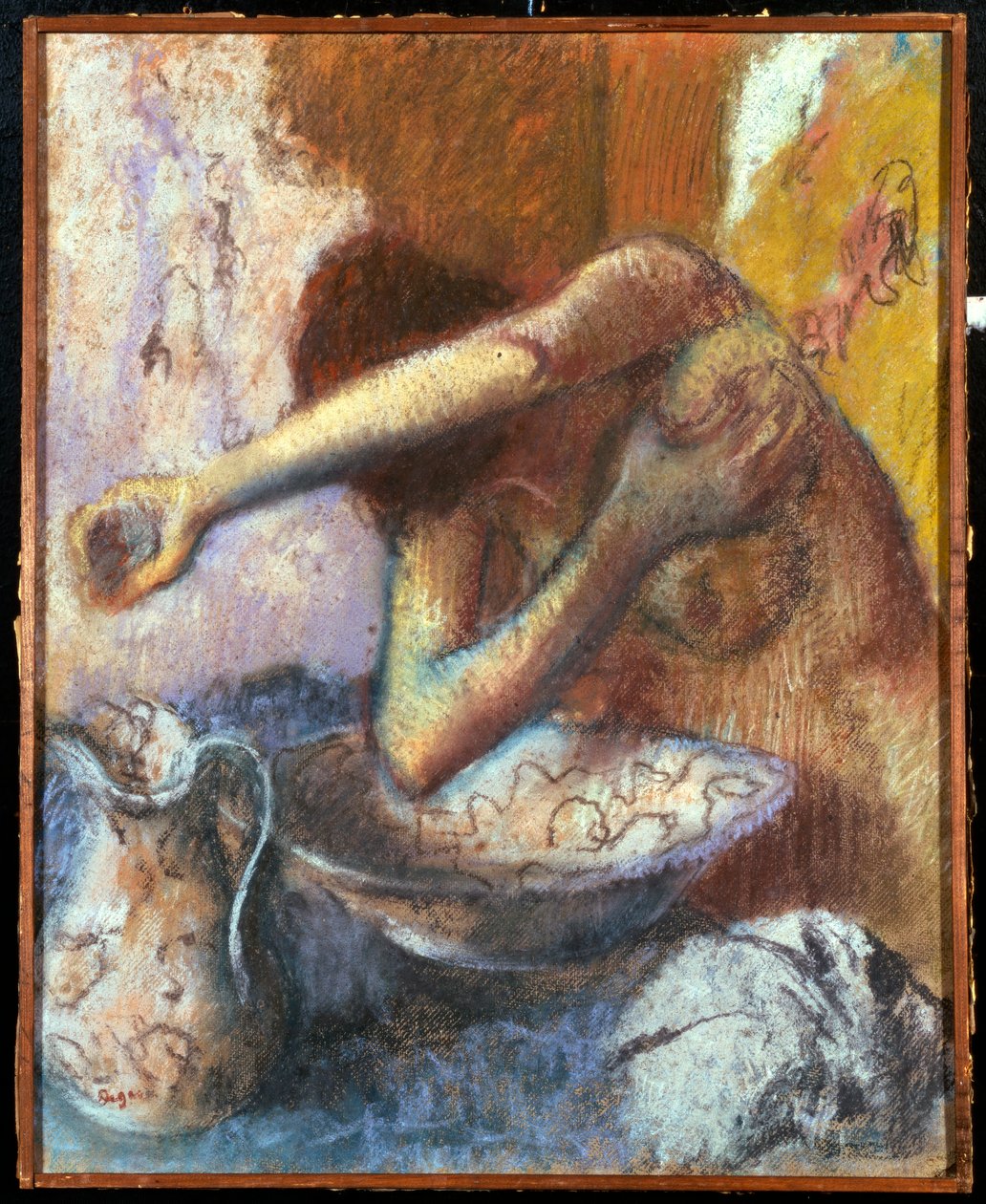 Nainen wc:ssä, n. 1887 tekijältä Edgar Degas